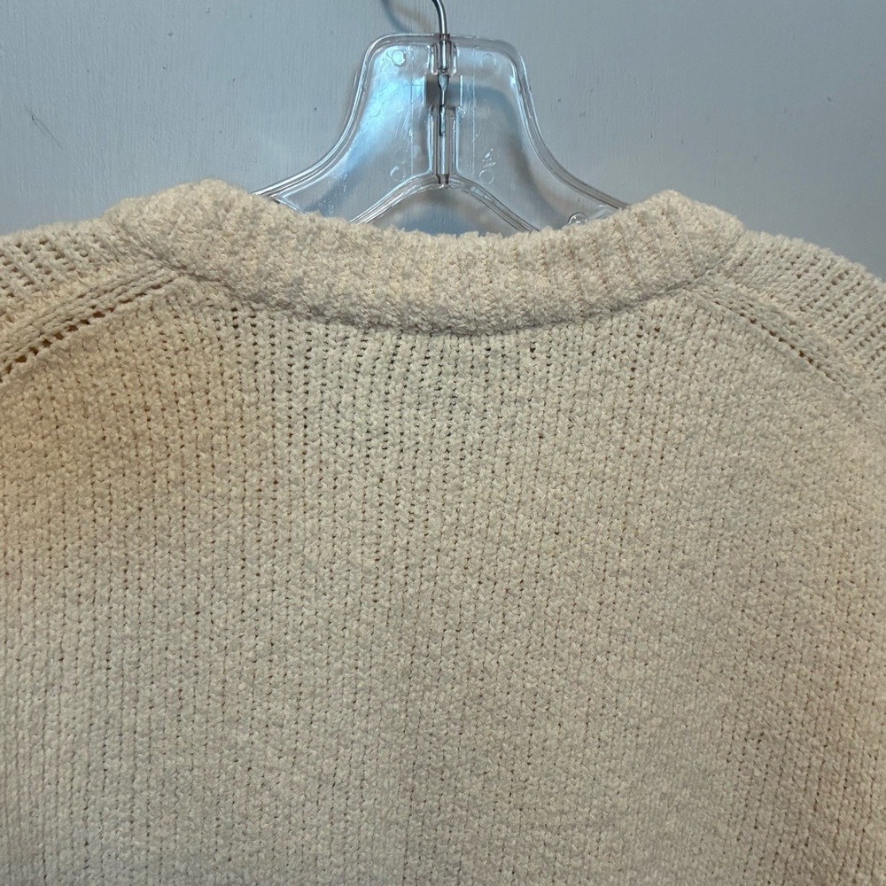MADEWELL Dotted Bobble Antique Cream Cottage Core Pullover Sweater | size Small - Picture 7 of 11